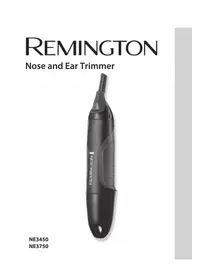 Notice REMINGTON NE3450 Grooming set