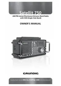 Notice ETON GRUNDIG SATELLITE 750 Radio