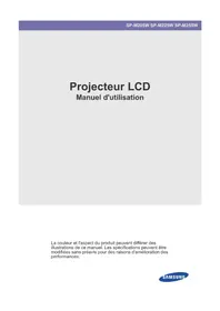 Notice SAMSUNG SPM205W Projecteur