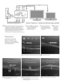 Notice Roxio GAME CAPTURE Logiciel audio et/ou vidéo