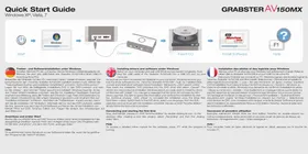 Notice TERRATEC GRABSTER AV150MX USB Logiciel audio et/ou vidéo