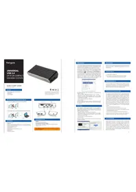 Notice TARGUS DUAL VIDEO UNIVERSAL DOCKING STATION Autres accessoires informatique