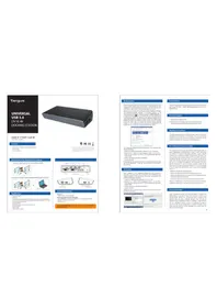 Notice TARGUS 4K UNIVERSAL DOCKING STATION Autres accessoires informatique