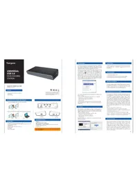 Notice TARGUS DUAL 2K DISPLAYPORT UNIVERSAL DOCKING STATION Autres accessoires informatique