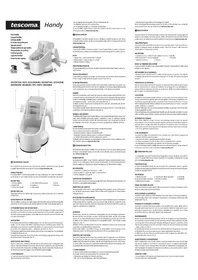 Notice Tescoma 643620 Râpe électrique