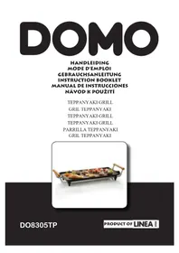 Notice DOMO DO8305TP Placa de parrilla
