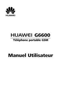 Notice HUAWEI G6600 Smartphone