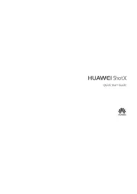 Notice HUAWEI SHOTX Smartphone