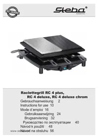 Notice STEBA RC 3 PLUS Prístroj na fondue, raclette a wok