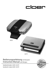 Notice Cloer 6235 Aparelho para fondue, raclette e wok