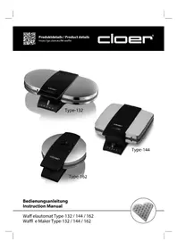 Notice Cloer 1629 Aparelho para fondue, raclette e wok