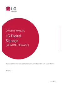 Notice LG 98LS95DB 모니터