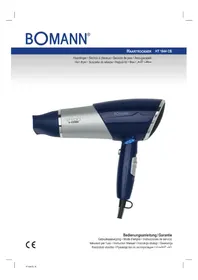 Notice BOMANN HT 1844 CB Hair dryer