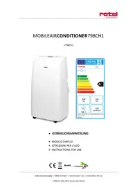 Notice ROTEL U798CH1 Climatisation