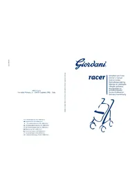 Notice Giordani RACER Poussette