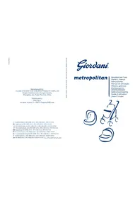 Notice Giordani METROPOLITAN Poussette