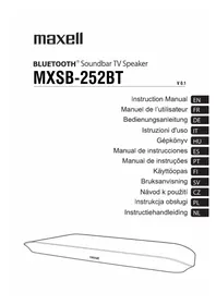 Notice MAXELL MXSB252BT Barre de son