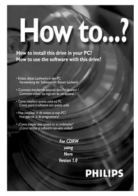 PHILIPS PCRW4012K00 - Lecteur/enregistreur de cd