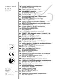 Notice ALPINA AL1 38 LI Gräsklippare