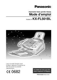 PANASONIC KXFL501BL - Télécopieur