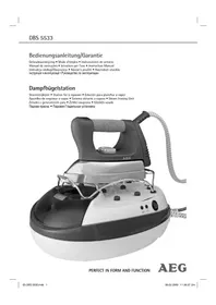 Notice AEG DBS 5533 Bügeleisen