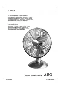 Notice AEG VL 5525 M Ventilador