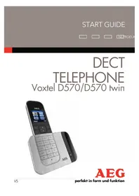 AEG Voxtel D570 Twin - Draadloze telefoon