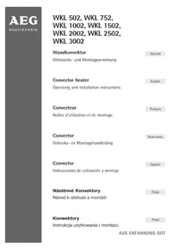 Notice AEG WKL 3002 Calefacción