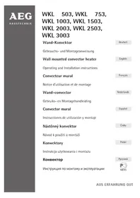 Notice AEG WKL 3003 Calefacción