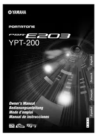 YAMAHA PSRE203 - Clavier