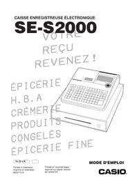CASIO SES2000 - Caisse