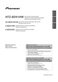 Notice PIONEER HTZBD91HW Système audio home cinéma