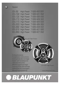 BLAUPUNKT GTx 462 HP - Enceintes de voiture