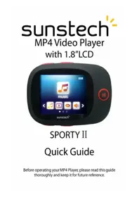 Notice Sunstech SPORTY II Lecteur mp3