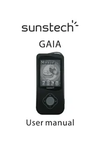 Notice Sunstech GAIA Reproductor de mp3