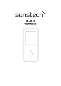 Notice Sunstech CELESTE Reproductor de mp3