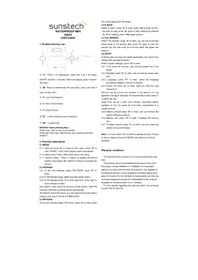 Notice Sunstech AQUA Lecteur mp3