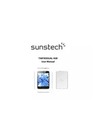 Notice Sunstech TAB 785 DUAL Tableta