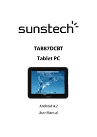 Notice Sunstech TAB 87 DCBT Tableta