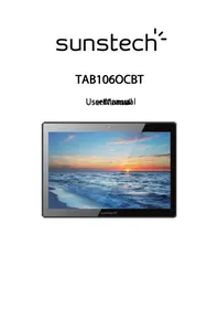 Notice Sunstech TAB 106 OCBT Tableta