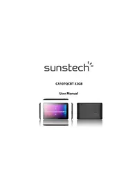 Notice Sunstech CA107QCBT Tableta