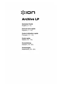 Notice ION ARCHIVE LP Platine_disque