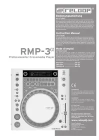 Notice Reloop RMP3 ALPHA Cd player/recorder