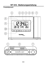 Notice TECHNOLINE WT 519 Alarm bell