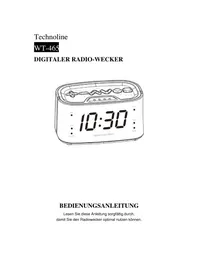 Notice TECHNOLINE WT 465 Alarm bell