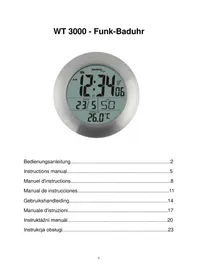 Notice TECHNOLINE WT 3000 Alarm bell