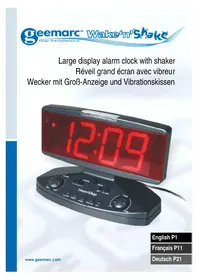 Notice GEEMARC WAKE 'N SHAKE Alarmglocke