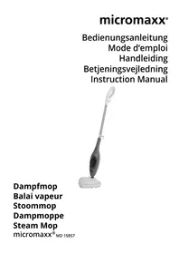 Notice Micromaxx MD 15857 Dampfreiniger