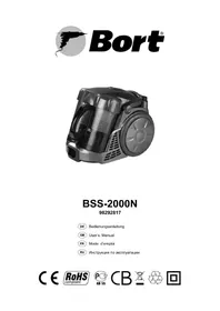 Notice Bort BSS2000N Vacuum Cleaner