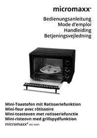 Notice Micromaxx MD 16391 Ofen